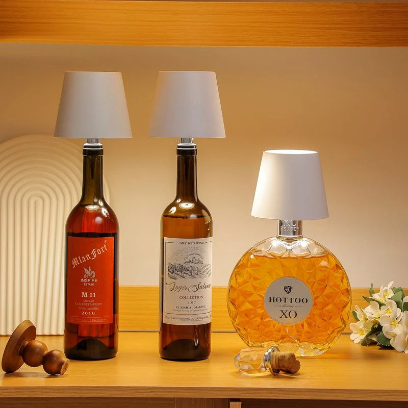 Wireless Bottle Lamp, LED Wireless Wine Bottle Lamp